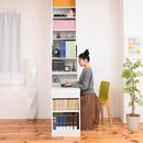 デスク 机 本棚 上置き セット 棚付き 一体型 木製 突っ張り オープンラック 収納棚 壁 オフィス 書斎 防災 天井 つっぱり スリム コンパクト 省スペース 大容量 【納期A】【jpk-sgt-0133】