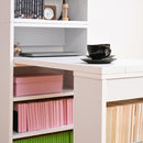 デスク 机 本棚 上置き セット 棚付き 一体型 木製 突っ張り オープンラック 収納棚 壁 オフィス 書斎 防災 天井 つっぱり スリム コンパクト 省スペース 大容量 【納期A】【jpk-sgt-0133】