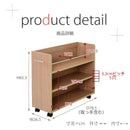 収納ラック キャスターつき サイドラック 押入れ収納 リビング 玄関 飾り棚 クローゼット 押入れ 隙間収納 すき間収納 キッチン収納 ワゴン CD収納 DVD収納 本棚 【納期A】【jpk-sgt-0137】