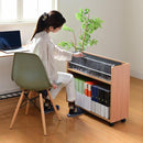 収納ラック キャスターつき サイドラック 押入れ収納 リビング 玄関 飾り棚 クローゼット 押入れ 隙間収納 すき間収納 キッチン収納 ワゴン CD収納 DVD収納 本棚 【納期A】【jpk-sgt-0137】