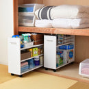 収納ラック キャスターつき サイドラック 押入れ収納 リビング 玄関 飾り棚 クローゼット 押入れ 隙間収納 すき間収納 キッチン収納 ワゴン CD収納 DVD収納 本棚 【納期A】【jpk-sgt-0137】