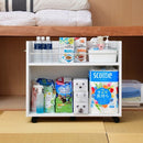 収納ラック キャスターつき サイドラック 押入れ収納 リビング 玄関 飾り棚 クローゼット 押入れ 隙間収納 すき間収納 キッチン収納 ワゴン CD収納 DVD収納 本棚 【納期A】【jpk-sgt-0137】