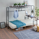 ベッド上ラック ベッド上収納 上棚 ハンガーラック 伸縮 幅 高さ サイズ調節 調整 デッドスペース 有効活用 アイデア 便利グッズ ベッド収納 収納ラック 飾り棚 【納期A】【jpk-uni-0001】