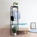 ベッド上ラック ベッド上収納 上棚 ハンガーラック 伸縮 幅 高さ サイズ調節 調整 デッドスペース 有効活用 アイデア 便利グッズ ベッド収納 収納ラック 飾り棚 【納期A】【jpk-uni-0001】