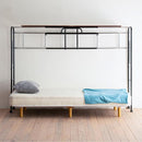 ベッド上ラック ベッド上収納 上棚 ハンガーラック 伸縮 幅 高さ サイズ調節 調整 デッドスペース 有効活用 アイデア 便利グッズ ベッド収納 収納ラック 飾り棚 【納期A】【jpk-uni-0001】