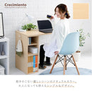 机 デスク 変型 コンパクト 学習机 勉強机 子供 大人 使える オープンラック 棚付き 座卓 パソコンデスク 作業台 ワークスペース シンプル おしゃれ 北欧 【納期A】【jpk-uni-0008n】