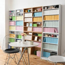 本棚 大容量 スリム 漫画 コミック本 CD DVD 収納棚 おしゃれ 北欧 シンプル 省スペース 棚板 1cmピッチ 調節 白 ホワイト 幅 60cm ブックラック オープンラック 【納期A】【jpk-yhk-0214】