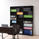 本棚 大容量 スリム 漫画 コミック本 CD DVD 収納棚 おしゃれ 北欧 シンプル 省スペース 棚板 1cmピッチ 調節 白 ホワイト 幅 60cm ブックラック オープンラック 【納期A】【jpk-yhk-0214】