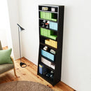 本棚 大容量 スリム 漫画 コミック本 CD DVD 収納棚 おしゃれ 北欧 シンプル 省スペース 棚板 1cmピッチ 調節 白 ホワイト 幅 60cm ブックラック オープンラック 【納期A】【jpk-yhk-0214】