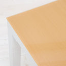 ダイニングテーブル 4人 モダン おしゃれ 北欧 150×80cm ガラス 天板 シンプル スタイリッシュ スチール脚 白 ホワイト 木目柄 黒 ブラック (テーブル以外別売) 【納期B】【lic-akg-011】