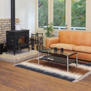 センターテーブル リビングテーブル ローテーブル 北欧 おしゃれ スタイリッシュ モダン 白 ホワイト 黒 ブラック ガラステーブル 天板 棚付き 2段 100×50cm 【納期B】【lic-akg-012】