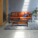 センターテーブル リビング ローテーブル 北欧 おしゃれ デザイン モダン 木製 ナチュラル カフェ風 ガラステーブル 天板 棚 100×50cm 【納期B】【lic-akg-014】