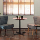 カフェテーブル サブテーブル サイドテーブル リビング ダイニング おしゃれ ナチュラル 北欧 デザイン 黒 ブラック 円形 丸型 直径65cm 【納期B】【lic-akg-020】