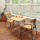カフェテーブル リビング ダイニング おしゃれ ナチュラル 北欧 Cafe 木製 木目柄 モダン カントリー 正方形 65×65cm (テーブル以外別売) 【納期B】【lic-akg-021】