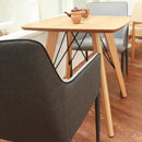 カフェテーブル リビング ダイニング おしゃれ ナチュラル 北欧 Cafe 木製 木目柄 モダン カントリー 正方形 65×65cm (テーブル以外別売) 【納期B】【lic-akg-021】