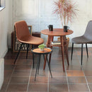 サイドテーブル 円形 丸型 35×35cm サブテーブル ソファサイド ベッドサイド リビング ダイニング 玄関 インテリア 北欧 ナチュラル オシャレ カフェ風 【納期B】【lic-akg-022】