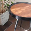 サイドテーブル 円形 丸型 35×35cm サブテーブル ソファサイド ベッドサイド リビング ダイニング 玄関 インテリア 北欧 ナチュラル オシャレ カフェ風 【納期B】【lic-akg-022】