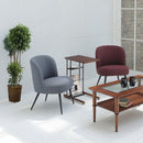 サイドテーブル おしゃれ リビング 棚 マガジンラック スタンド ダイニング サブテーブル 小型 木目柄 北欧 ナチュラル カフェ風 モダン 【納期B】【lic-akg-026】