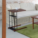 サイドテーブル おしゃれ リビング 棚 マガジンラック スタンド ダイニング サブテーブル 小型 木目柄 北欧 ナチュラル カフェ風 モダン 【納期B】【lic-akg-026】