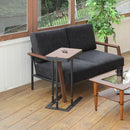 サイドテーブル おしゃれ 昇降式 リビング 天板下収納 トレー トレイ ミニ 木目柄 インテリア 北欧 ナチュラル カフェ モダン カントリー 【納期B】【lic-akg-027】