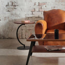 サイドテーブル 円形 丸型 サブテーブル ソファ横 ベッドサイド リビング 玄関 北欧 ナチュラル おしゃれ カフェ風 カントリー デザイン 【納期B】【lic-akg-028】