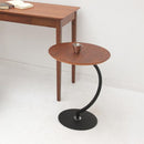 サイドテーブル 円形 丸型 サブテーブル ソファ横 ベッドサイド リビング 玄関 北欧 ナチュラル おしゃれ カフェ風 カントリー デザイン 【納期B】【lic-akg-028】