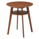 サイドテーブル カフェ 60×60cm 円形 丸型 サブテーブル ソファサイド ベッドサイド 棚 リビング 北欧 ナチュラル おしゃれ カントリー 【納期B】【lic-akg-029】