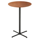 カウンターテーブル デスク 机 70×70cm 円形 丸型 天板 ナチュラル モダン カントリー カフェ ブラック 黒 スチール脚 (テーブル以外別売) 【納期B】【lic-akg-037】