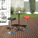 カウンターテーブル デスク 机 70×70cm 円形 丸型 天板 ナチュラル モダン カントリー カフェ ブラック 黒 スチール脚 (テーブル以外別売) 【納期B】【lic-akg-037】