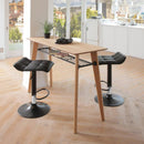 カウンターテーブル デスク 机 120×45cm 棚 収納 スチールラック 天板 モダン カントリー ブラック 黒 スチール脚 (テーブル以外別売) 【納期B】【lic-akg-038】