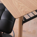 カウンターテーブル デスク 机 120×45cm 棚 収納 スチールラック 天板 モダン カントリー ブラック 黒 スチール脚 (テーブル以外別売) 【納期B】【lic-akg-038】