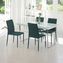 ダイニングチェア 4脚セット 同色 椅子 スタッキングチェアー 重ねられる 収納 省スペース グリーン 緑 グレー パープル 紫 ダークグレー (チェア以外別売) 【納期B】【lic-akg-040】