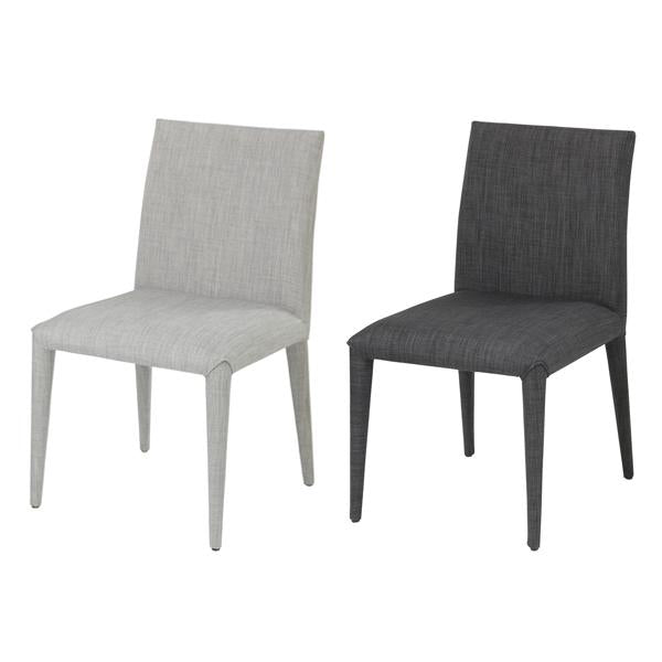 ダイニングチェア 2脚セット 同色 椅子 イス チェアー シンプル 北欧 おしゃれ モダン ファブリック 布地 完成品 合わせやすい ナチュラル モダン 【納期B】【lic-akg-045】