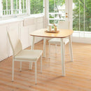 ダイニングチェア 2脚セット 同色 椅子 おしゃれ 北欧 シンプル 白 ホワイト 黒 ブラック 完成品 合成皮革 PVC フェイクレザー モダン スチール脚 【納期B】【lic-akg-048】