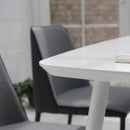 ダイニングチェア 2脚セット 同色 椅子 おしゃれ 北欧 シンプル ブルー 青 グレー バイカラー 完成品 ファブリック 布地 布張り 布貼り モダン アート デザイン 【納期B】【lic-akg-050】