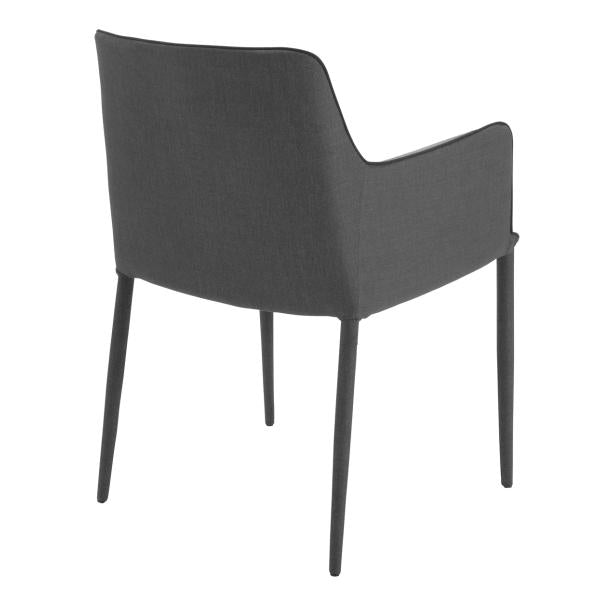 ダイニングチェア 単品 椅子 おしゃれ 北欧 肘掛け ひじ シンプル ブルー 青 グレー バイカラー 完成品 ファブリック 布地 布張り 貼り モダン アート デザイン 【納期B】【lic-akg-051】