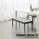 ダイニングベンチ ベンチ 椅子 腰掛け ブルー 青 バイカラー グレー おしゃれ モダン 北欧 デザイン ファブリック 布地 布張り 貼り モダン アート デザイン 【納期B】【lic-akg-052】