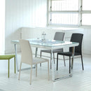 スタッキングチェア 4脚セット 同色 椅子 ダイニングチェア ベージュ グリーン 緑 グレー 重ねられる コンパクト シンプル おしゃれ 肘なし モダン 【納期B】【lic-akg-053】