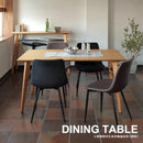 ダイニングテーブル 135×80cm テーブル 単品 シンプル ナチュラル 北欧 おしゃれ モダン カントリー カフェ風 長方形 木製 木目 スチール脚 (テーブル以外別売) 【納期B】【lic-akg-058】