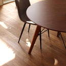 ダイニングテーブル 単品 約100×100cm 直径 円形 丸型 ラウンドテーブル 木目 4人用 四人掛け 北欧 ナチュラル カントリー風 Cafe カフェ 【納期B】【lic-akg-060】