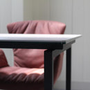 ダイニングテーブル 単品 140×80 黒 ブラック 石目 コンクリート調 大理石風 長方形 4人用 四人掛け 北欧 スタイリッシュ モダンおしゃれ 【納期B】【lic-akg-063】