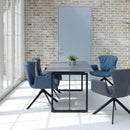 ダイニングテーブル 単品 140×80 黒 ブラック 石目 コンクリート調 大理石風 長方形 4人用 四人掛け 北欧 スタイリッシュ モダンおしゃれ 【納期B】【lic-akg-063】