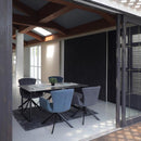 ダイニングテーブル 単品 140×80 黒 ブラック 石目 コンクリート調 大理石風 長方形 4人用 四人掛け 北欧 スタイリッシュ モダンおしゃれ 【納期B】【lic-akg-063】