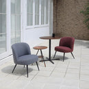リビングチェア 椅子 低い ローチェア 背もたれ 肘なし 厚み リビング チェアー ワインレッド 赤 グレー 色 カラー 北欧 おしゃれ モダン スチール脚 【納期B】【lic-akg-066】