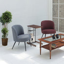 リビングチェア 椅子 低い ローチェア 背もたれ 肘なし 厚み リビング チェアー ワインレッド 赤 グレー 色 カラー 北欧 おしゃれ モダン スチール脚 【納期B】【lic-akg-066】