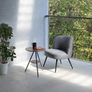 リビングチェア 椅子 低い ローチェア 背もたれ 肘なし 厚み リビング チェアー ワインレッド 赤 グレー 色 カラー 北欧 おしゃれ モダン スチール脚 【納期B】【lic-akg-066】