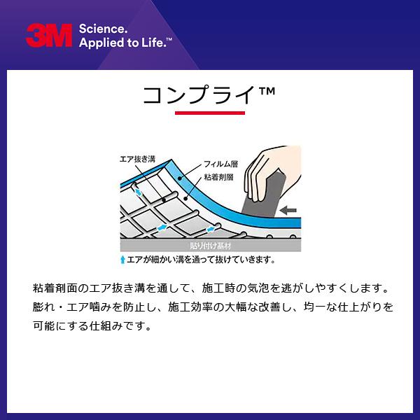 カッティングシート 車 外装 3M ラップフィルム S12 2080 スリーエム サテンブラック 黒 装飾 化粧 貼る DIY リメイク デカール シール バイク デコレーション 【納期A】【lic-cs-3m-1142】