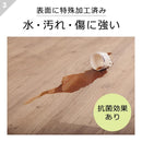 フロアタイル 置くだけ 木目 賃貸 マンション フローリング 土足対応 接着剤 不要 床タイル 床材 安い DIY リフォーム 床板 床シート おしゃれ 白木目 掃除 簡単 【納期B】【lic-decoself-001】