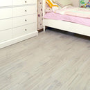 フロアタイル 置くだけ 木目 賃貸 マンション フローリング 土足対応 接着剤 不要 床タイル 床材 安い DIY リフォーム 床板 床シート おしゃれ 白木目 掃除 簡単 【納期B】【lic-decoself-001】