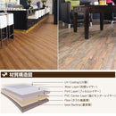 床タイル 木目 置くだけ フロアタイル フローリング はめ込み式 マンション 賃貸対応 原状回復 復帰 接着剤不要 玄関 バルコニー 事務所 店舗 DIY 簡単施工 土足 【納期B】【lic-dekorika-001】